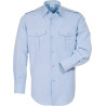Chemise bleue à pattes d'épaules (Homme)