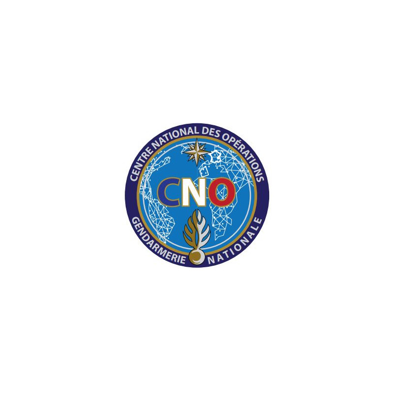 Écusson brodé rond - Centre National des Opérations (CNO)