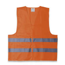 Gilet réfléchissant orange