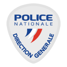 Écusson brodé - Direction générale Police Nationale
