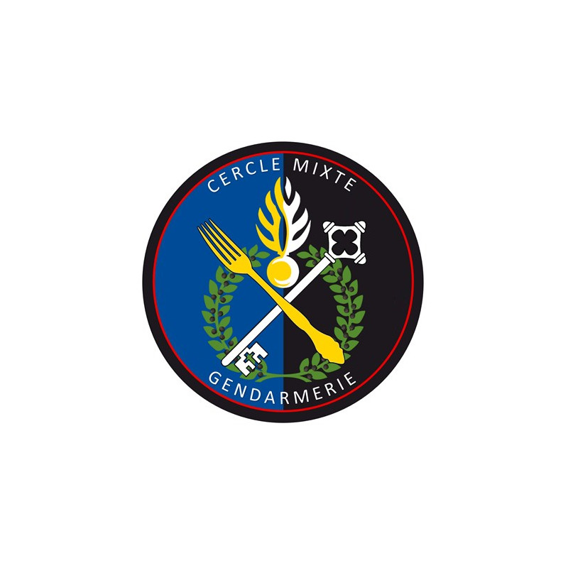 Écusson brodé rond - Cercle Mixte