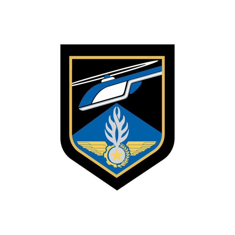 Écu métallique - Commandement des Forces Aériennes de la Gendarmerie Nationale