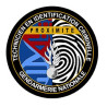 Écusson brodé rond - Technicien en Identification Criminelle de proximité (TIC-P)