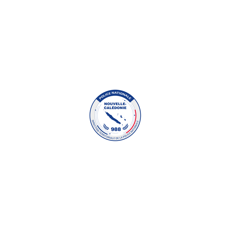 Insigne brodé rond DTPN Nouvelle Calédonie