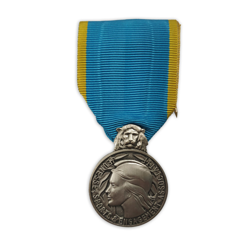 Médaille de la jeunesse, des sports et de l'engagement associatif argent
