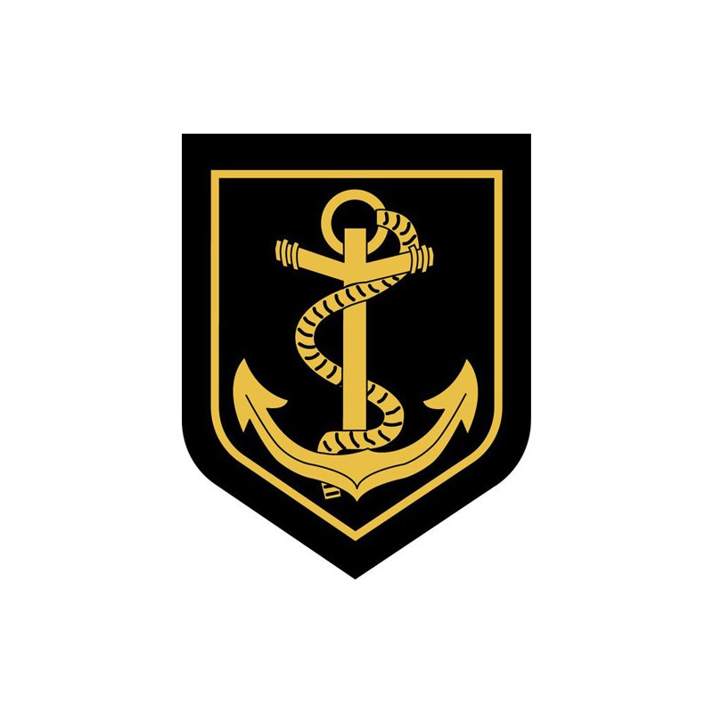 Écu métallique - Gendarmerie Maritime