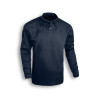 Polo manches longues bleu marine (Homme)