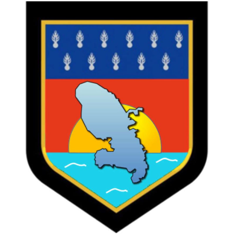 Écusson brodé - Gendarmerie de Martinique