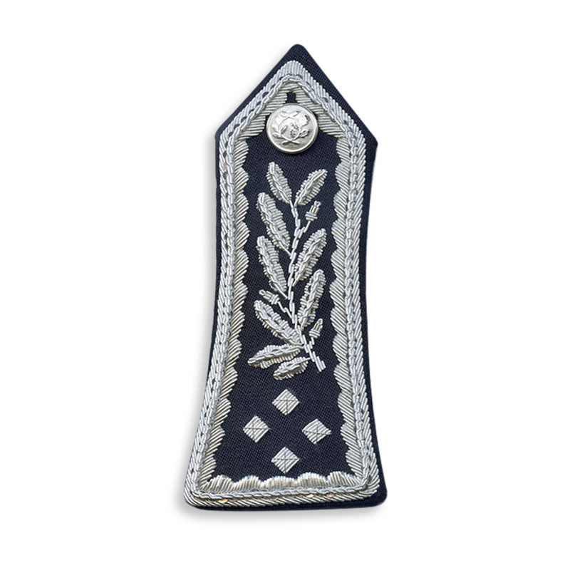 Pattes d'épaules rigides homme Directeur de service actif SP/PAF (broderie main)