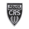 Écusson brodé poitrine - CRS grand format basse visibilité