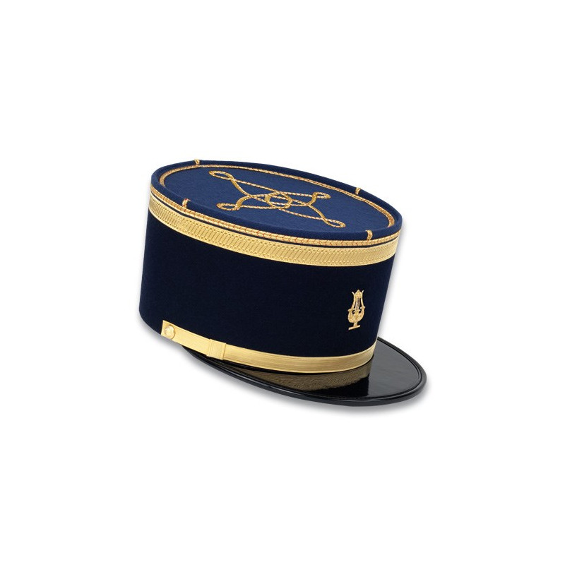 Képi brodé main - Musicien - Adjudant chef ou Major