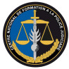 Écusson brodé rond - Centre National de Formation à la Police Judiciaire CNFPJ