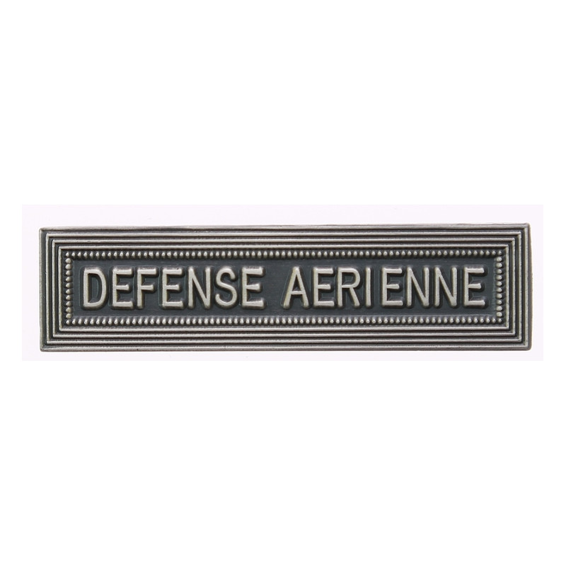 Agrafe pour médaille Défense aérienne Vieil argent