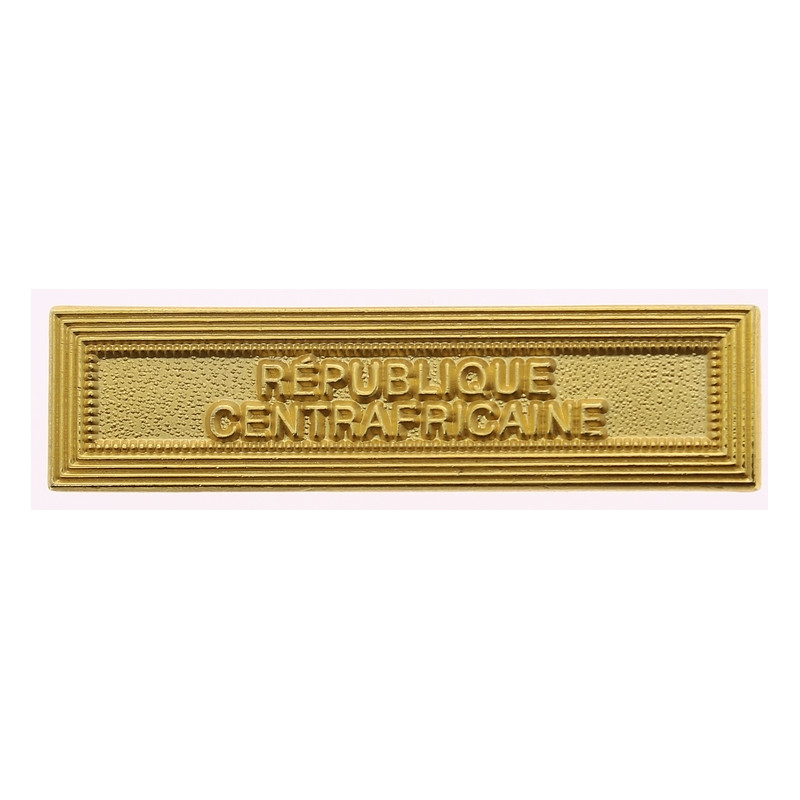 Agrafe pour médaille République Centrafricaine Vermeil