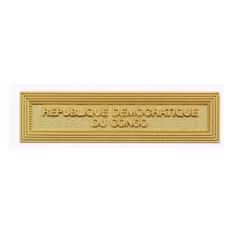 Agrafe pour médaille République Démocratique du Congo Vermeil