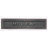 Agrafe pour médaille Associations Vieil argent