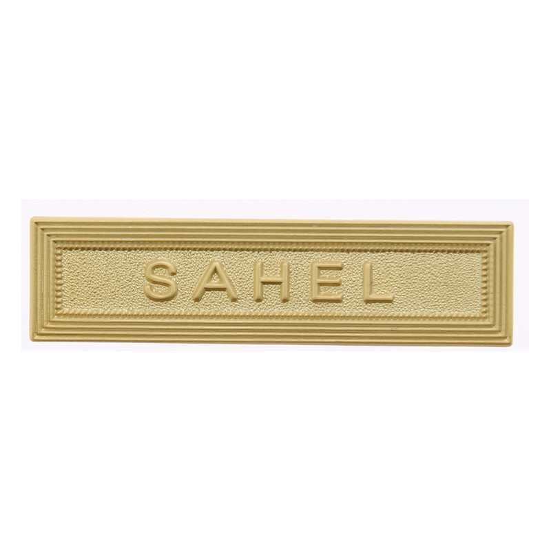Agrafe pour médaille Sahel Vermeil
