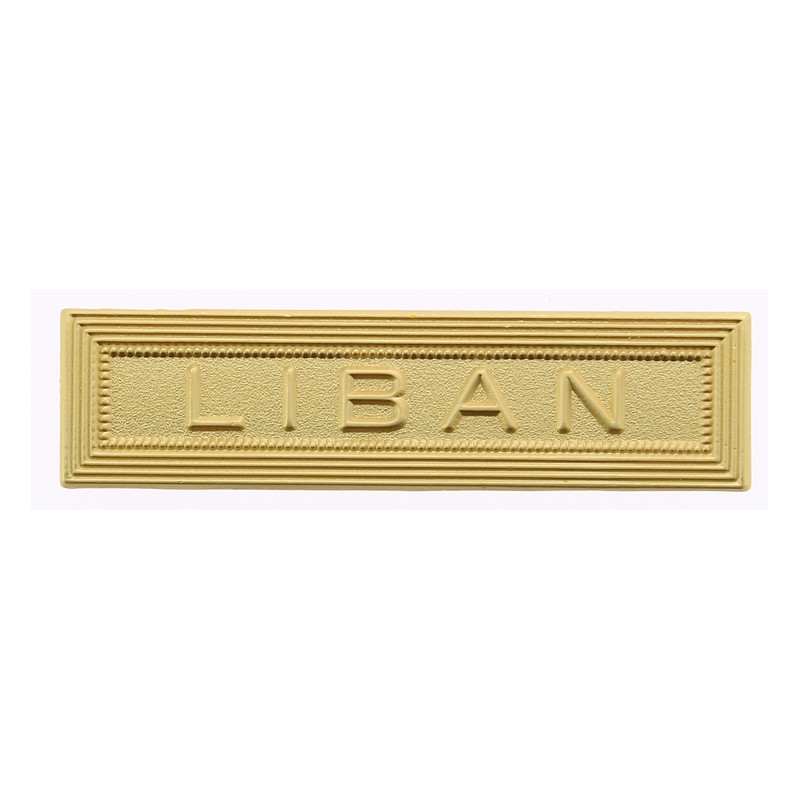 Agrafe pour médaille Liban Vermeil