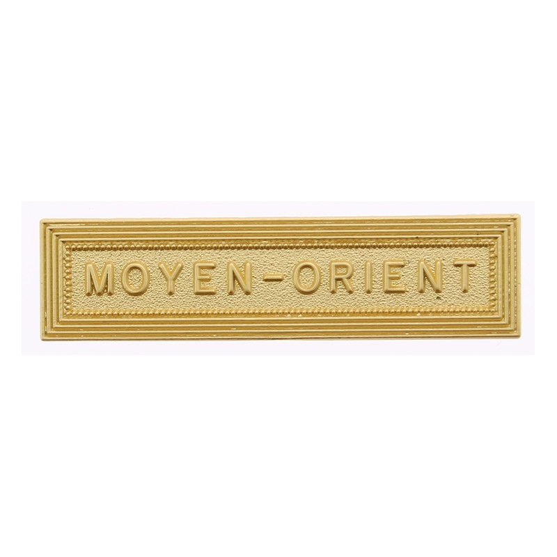 Agrafe pour médaille Moyen-Orient Vermeil