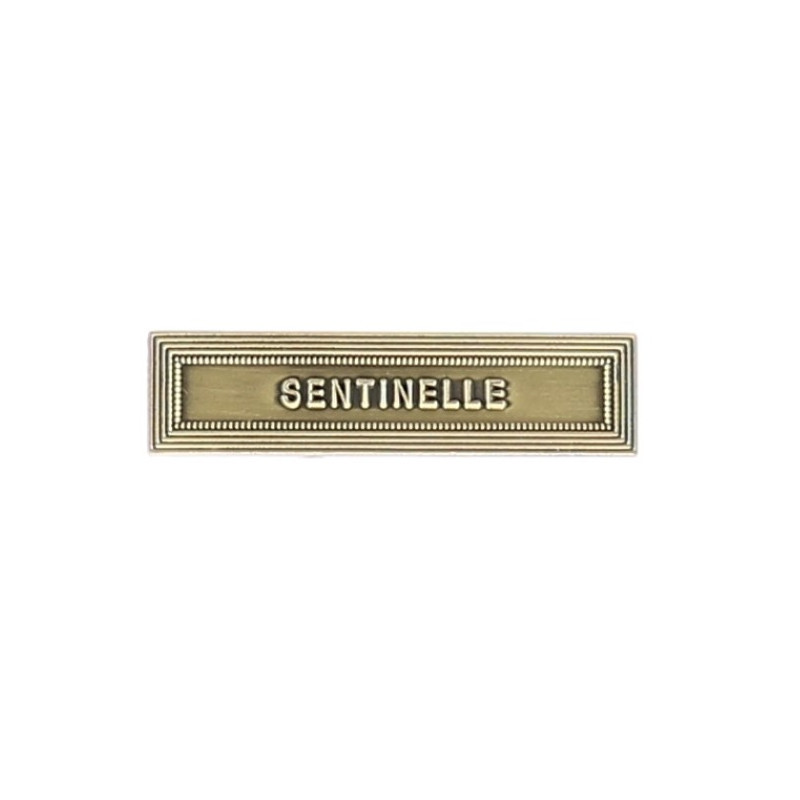 Agrafe pour médaille Sentinelle Bronze
