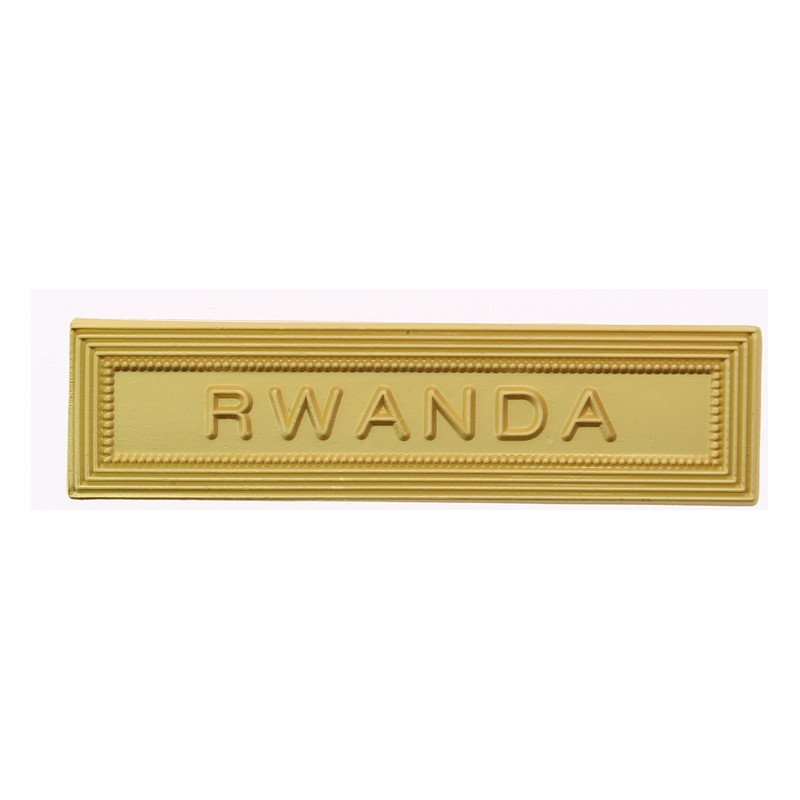 Agrafe pour médaille Rwanda Vermeil