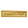 Agrafe pour médaille République du Congo Vermeil