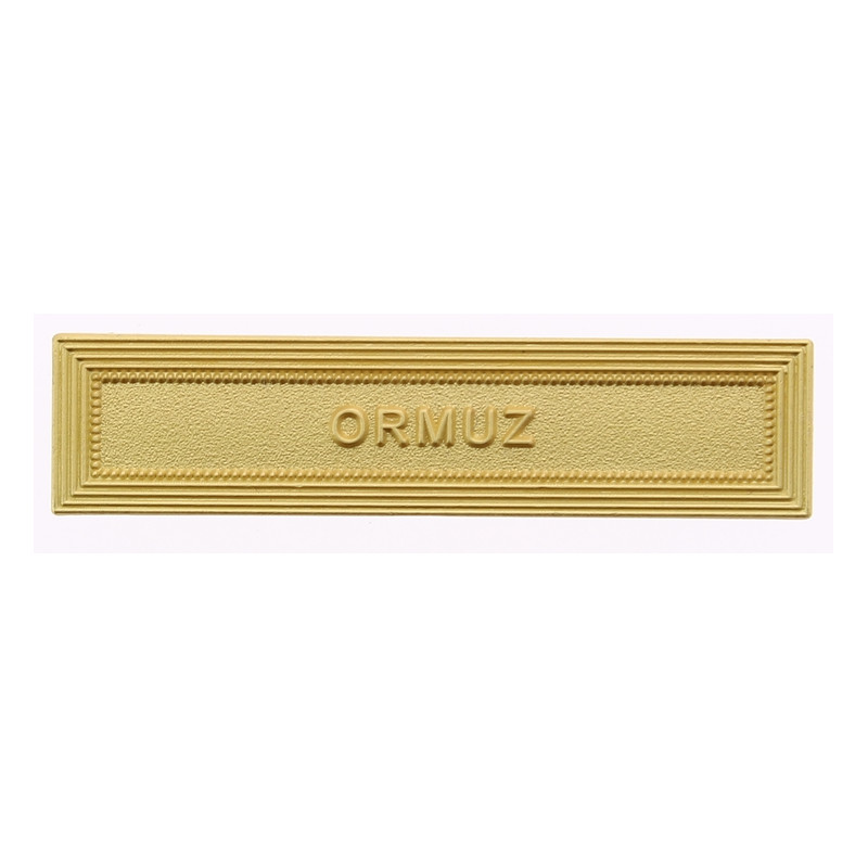 Agrafe pour médaille Ormuz Vermeil