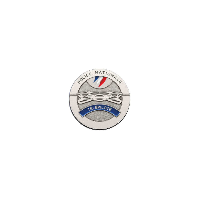 Insigne métallique Télépilote de drone PN