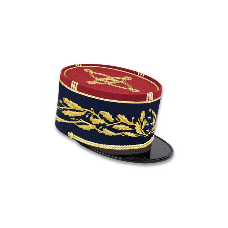 Képi brodé main de cérémonie Général d'armée