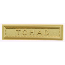 Agrafe pour médaille Tchad Or