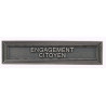 Agrafe pour médaille Engagement citoyen Vieil argent