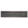 Agrafe pour médaille Attentat Aude 2018 Vieil argent