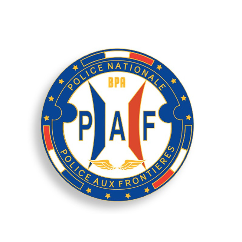 Insigne brodé Police aux frontières Brigade de police aéronautique (BPA PAF)