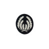 Insigne de casquette  Commisaire  Divisionnaire   CRS