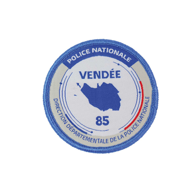 Insigne brodé rond DDPN Vendée