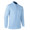 Polo manches longues bleu clair (Homme)