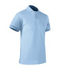 Polo manches courtes bleu clair (Homme)
