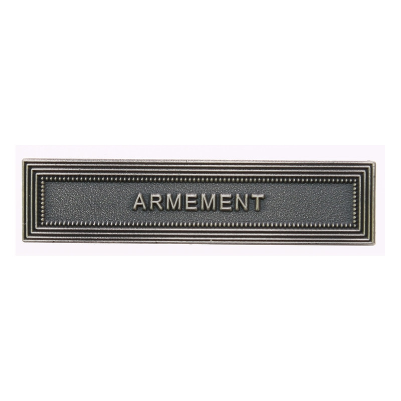 Agrafe pour médaille Armement Vieil argent