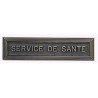 Agrafe pour médaille Service de santé Vieil argent