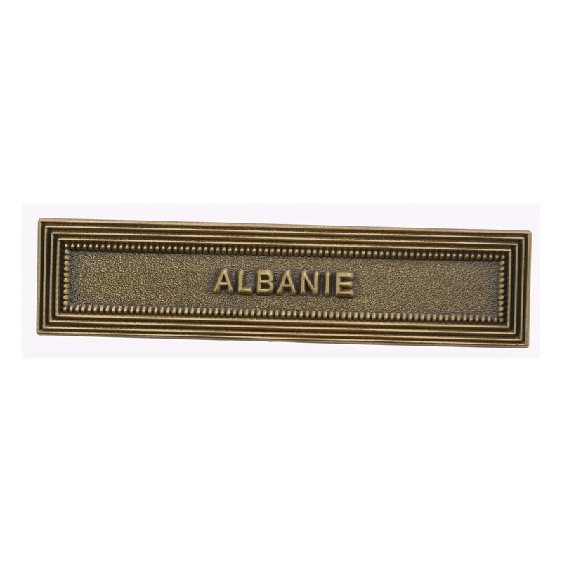 Agrafe pour barrette Albanie Bronze