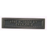 Agrafe pour barrette Arme blindée et cavalerie Vieil argent