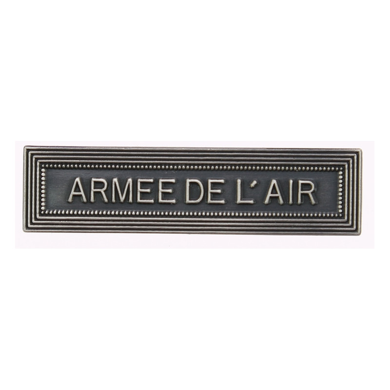 Agrafe pour barrette Armée de l'air Vieil argent