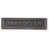 Agrafe pour barrette Armée de l'air Vieil argent