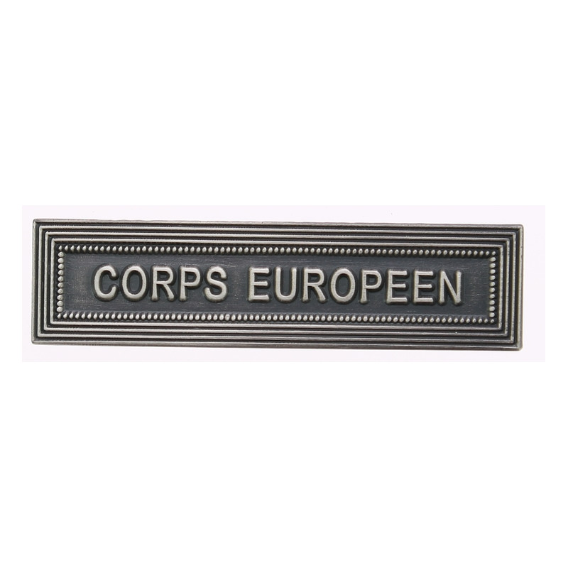 Agrafe pour barrette Corps européen Vieil argent