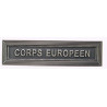 Agrafe pour barrette Corps européen Vieil argent