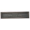 Agrafe pour barrette Crash Germanwings Vieil argent