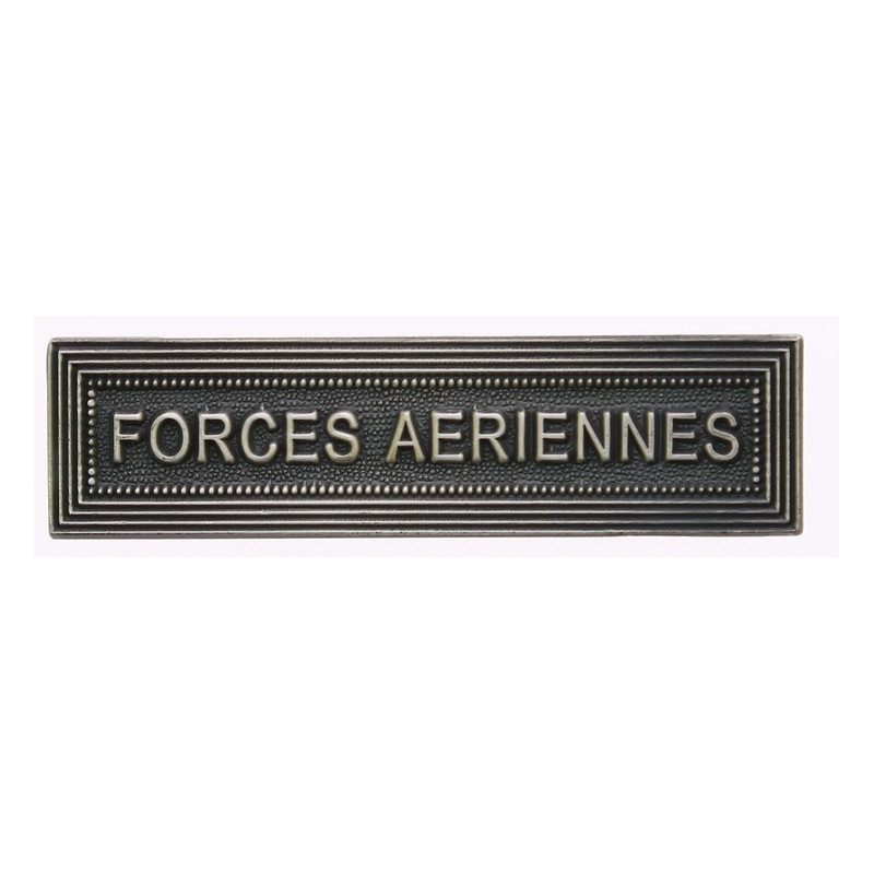 Agrafe pour barrette Forces aériennes Vieil argent