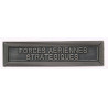 Agrafe pour barrette Forces aériennes stratégiques Vieil argent