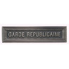Agrafe pour barrette Garde républicaine Vieil argent