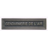 Agrafe pour barrette Gendarmerie de l'air Vieil argent